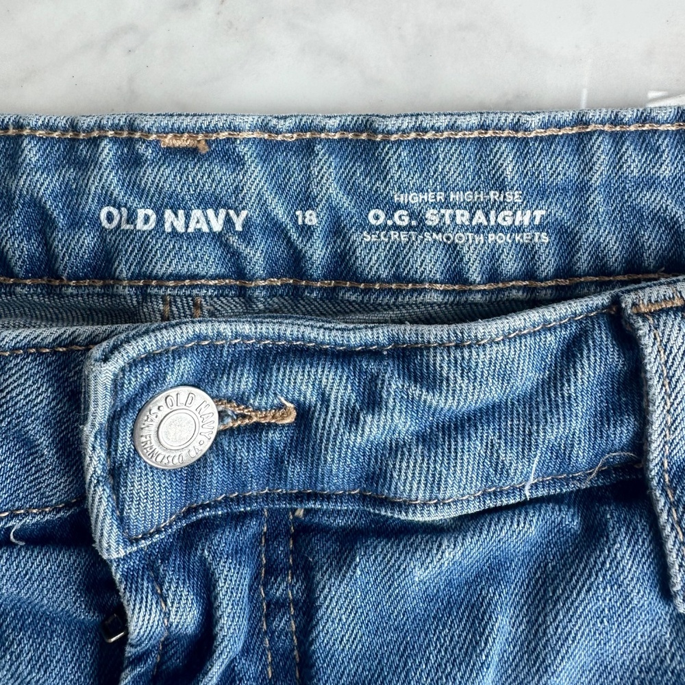 Higher High-Waisted OG Straight Ripped Jeans - Picture 5 of 6